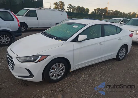 2017 Hyundai Elantra Se from USA, damaged, VIN 5NPD74LFXHH183717
